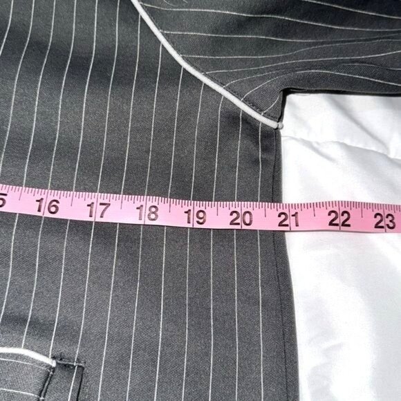 Marc Ecko Cut & Sew Mens Pinstripe Track Jacket M - Picture 8 of 8